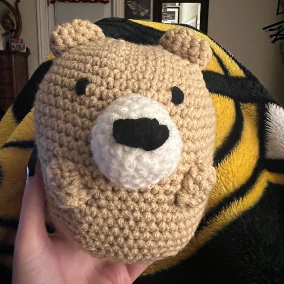 Crocheted Waffle the Chubby Bear! 🧸🐻 - Picture 4 of 9